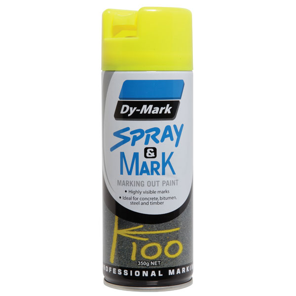 DY-MARK SPRAY & MARK FLUORO YELLOW 350G 